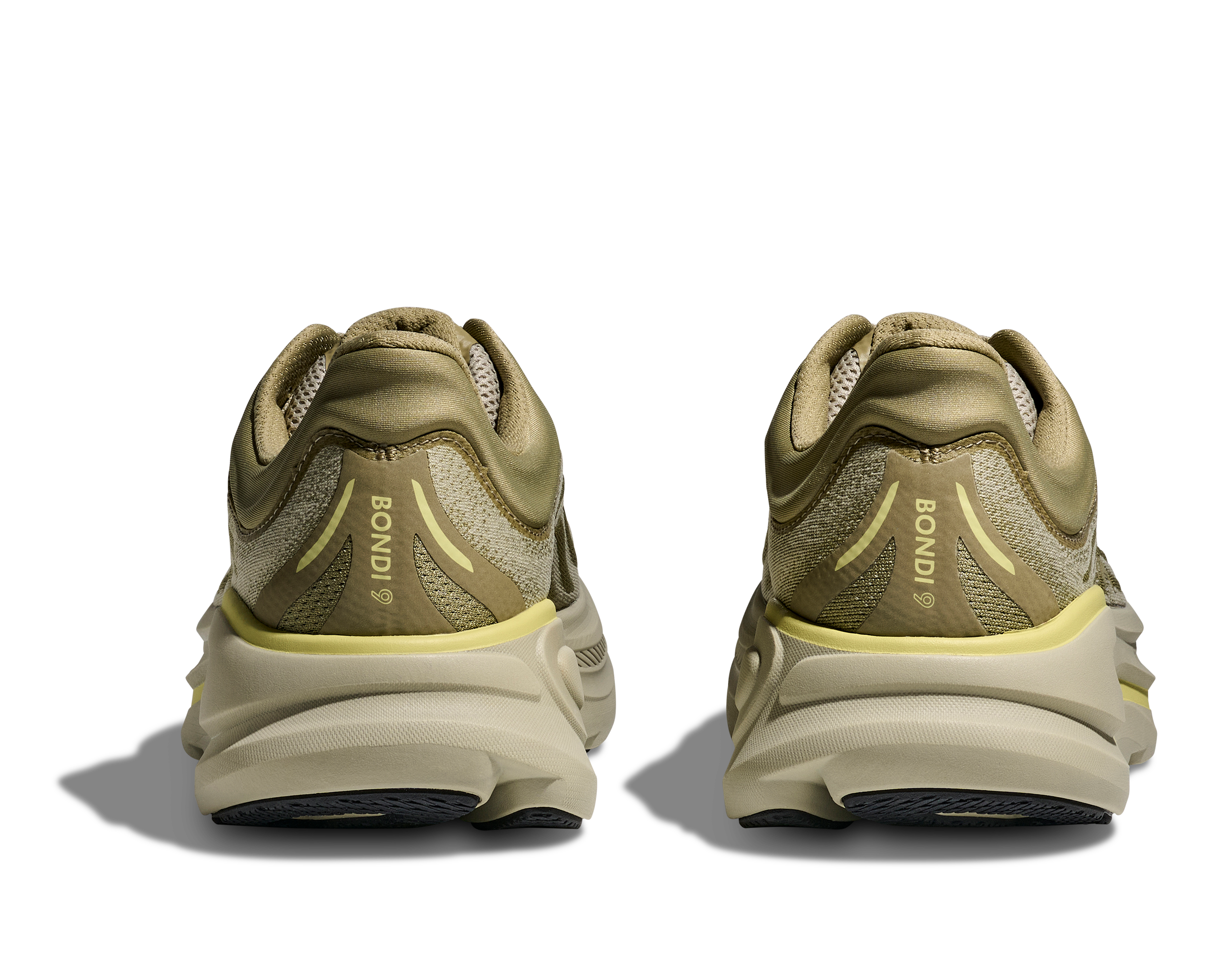 HOKA Men's Bondi 9 - GRASSLAND / OYSTER MUSHROOM (Wide)