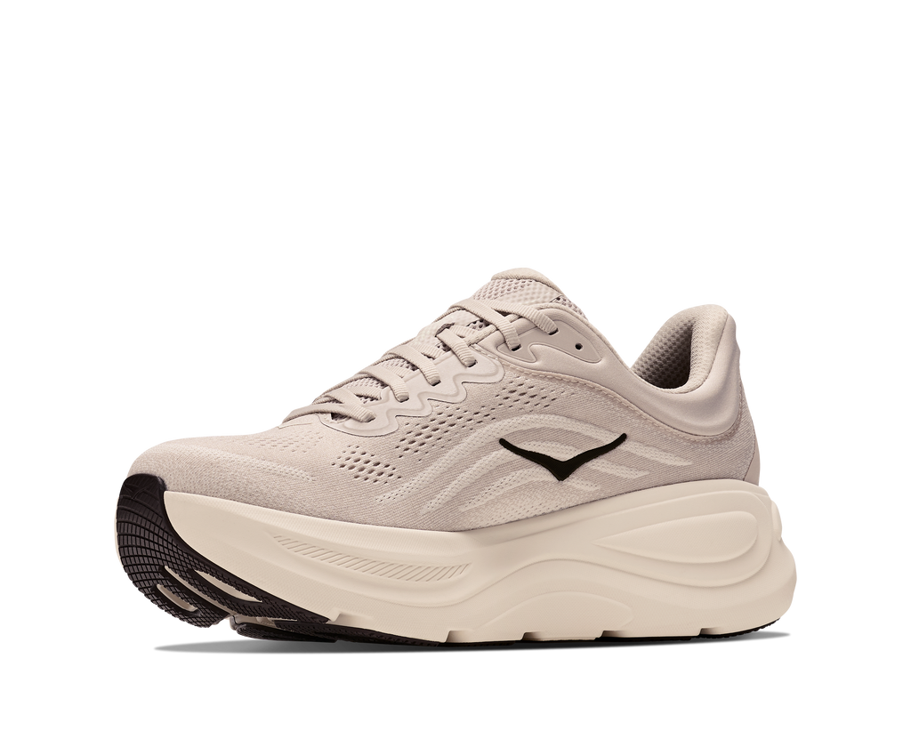 HOKA Men's Bondi 9 - RIVER ROCK GREY / ALABASTER (Wide)