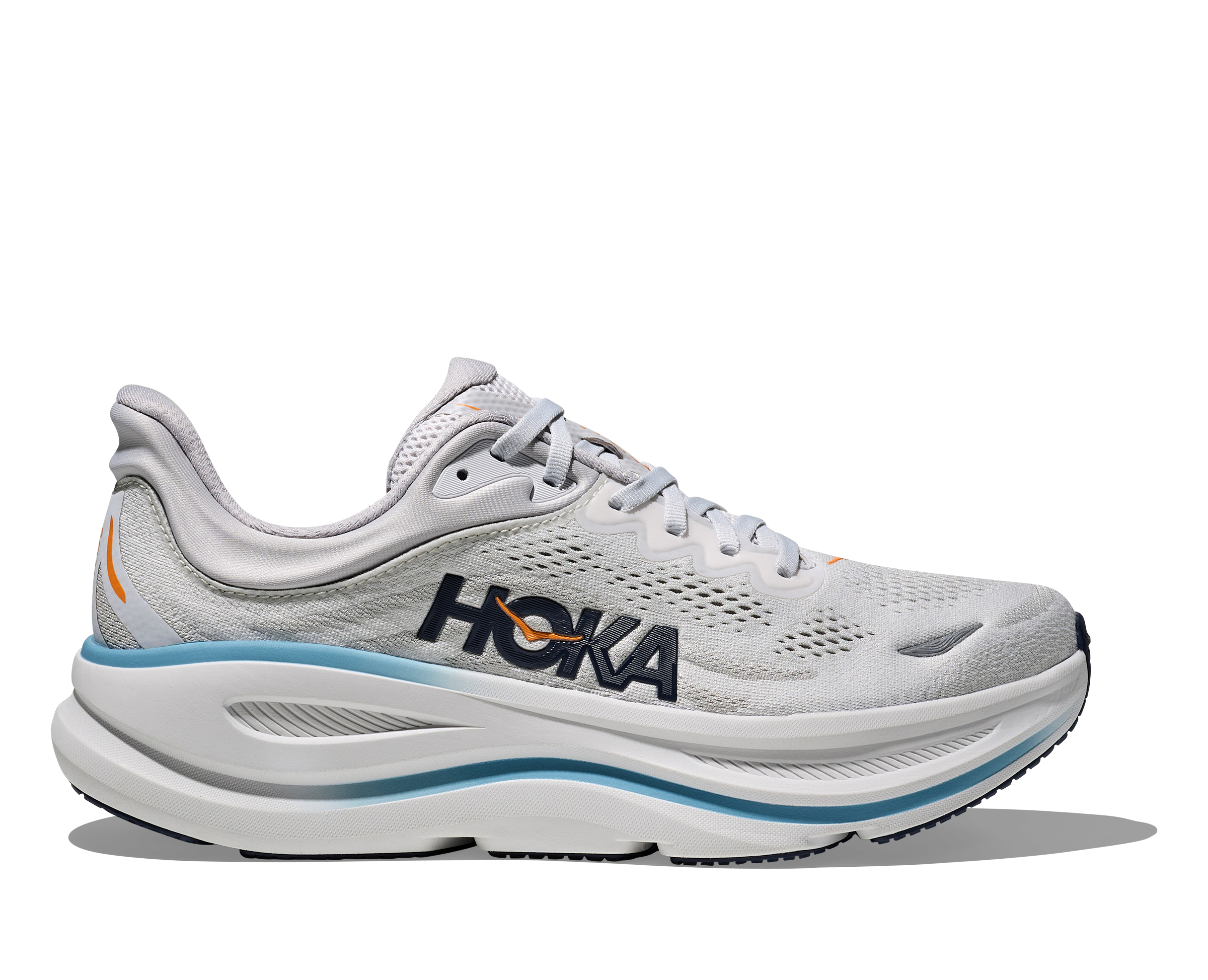 HOKA Men's Bondi 9 - STARDUST / COSMIC GREY