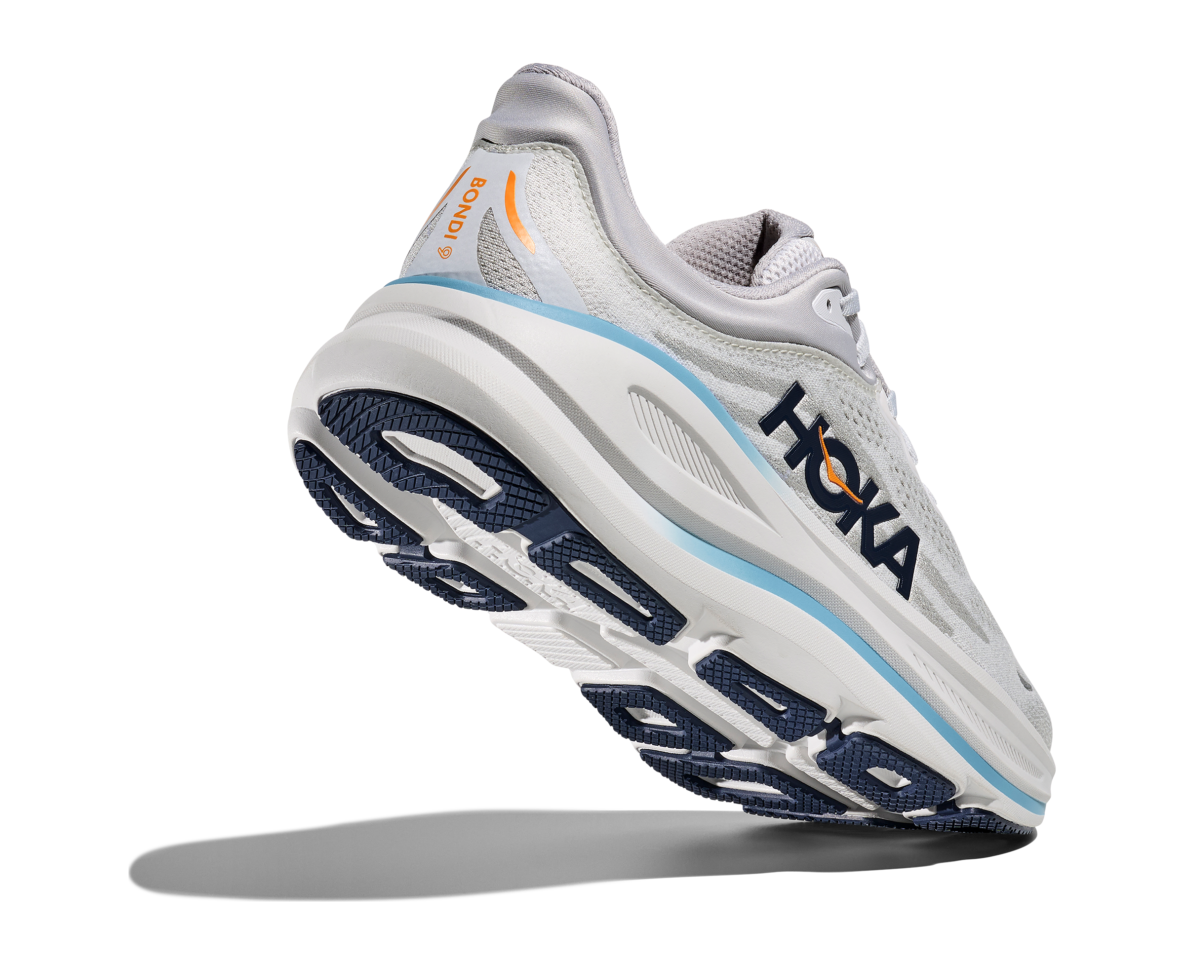 HOKA Men's Bondi 9 - STARDUST / COSMIC GREY