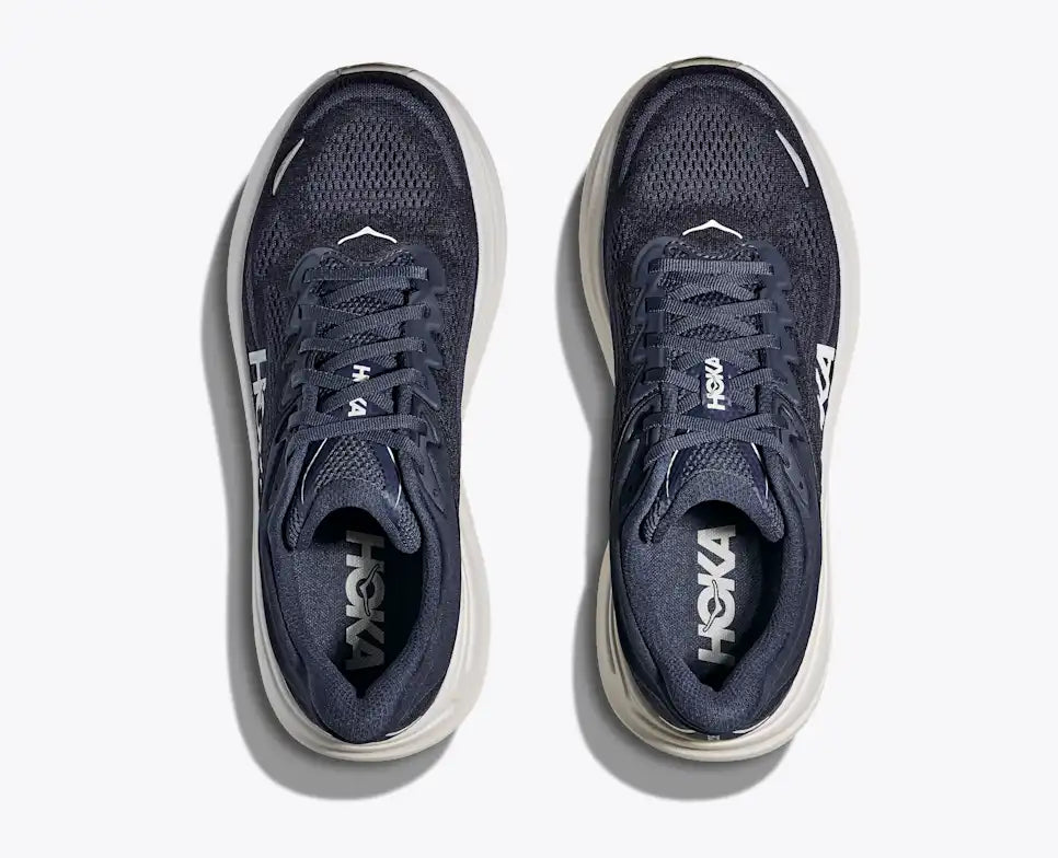 HOKA Men's Bondi 9 - VARSITY NAVY / WHITE (Extra Wide)