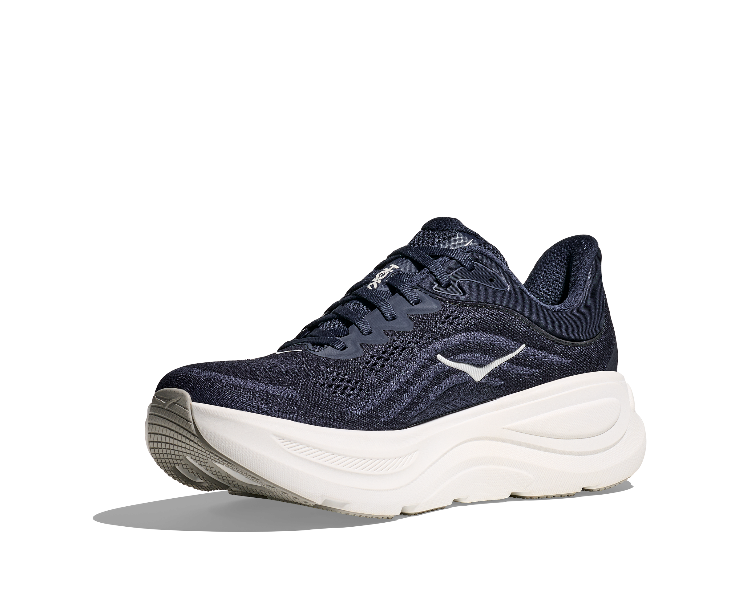 HOKA Men's Bondi 9 - VARSITY NAVY / WHITE (Wide)