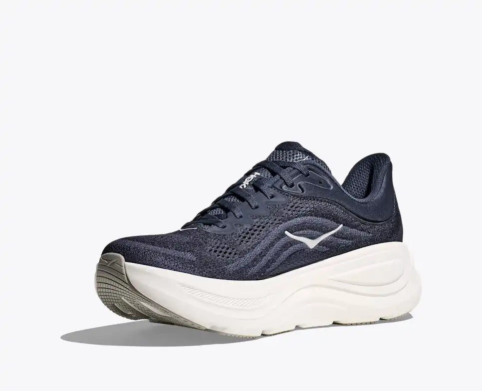 HOKA Men's Bondi 9 - VARSITY NAVY / WHITE (Extra Wide)