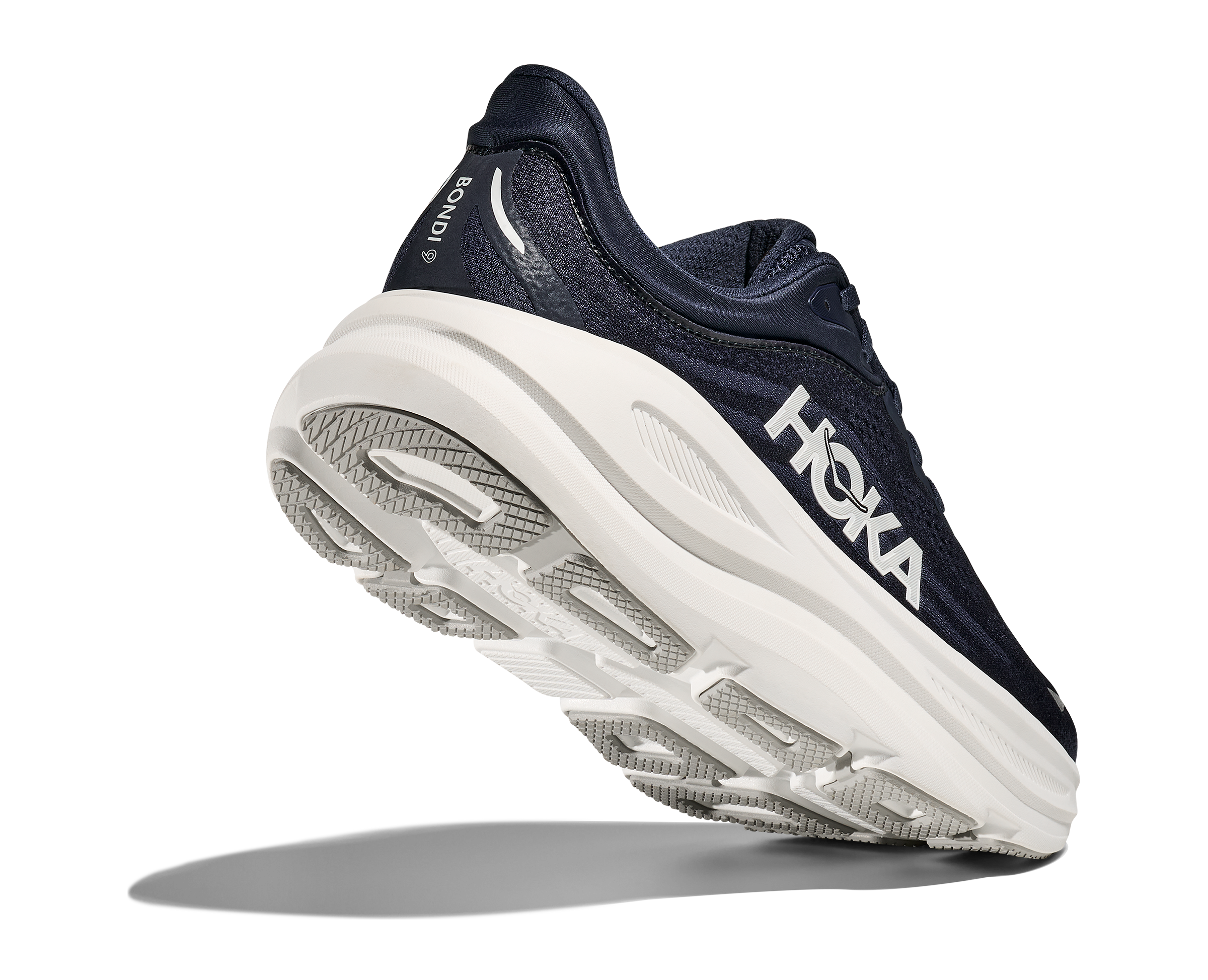 HOKA Men's Bondi 9 - VARSITY NAVY / WHITE (Wide)