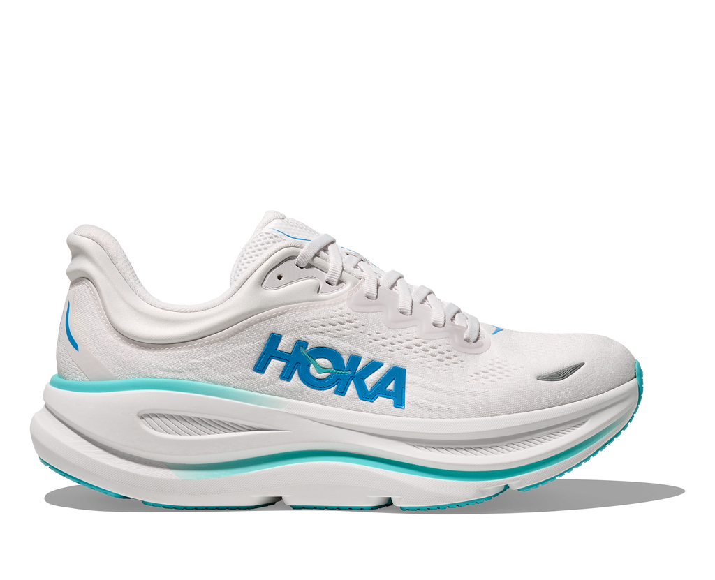 HOKA Men's Bondi 9 - WHITE / HOKA BLUE