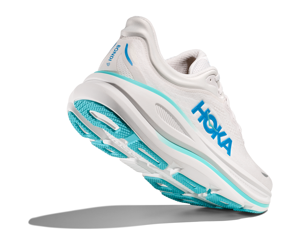 HOKA Men's Bondi 9 - WHITE / HOKA BLUE