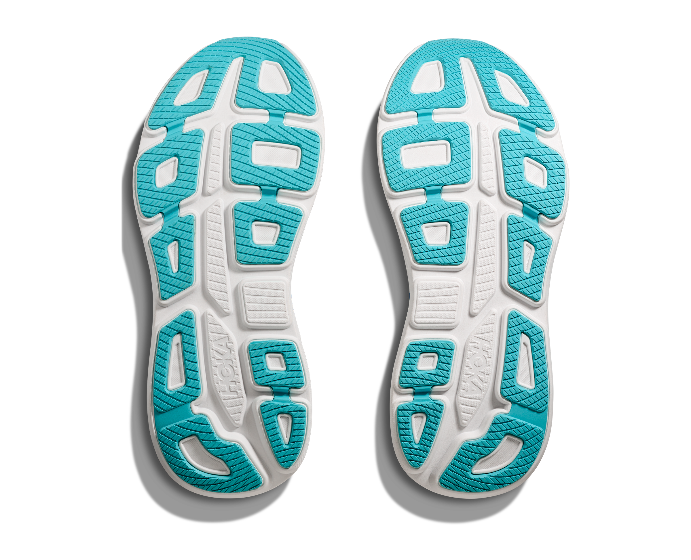 HOKA Men's Bondi 9 - WHITE / HOKA BLUE