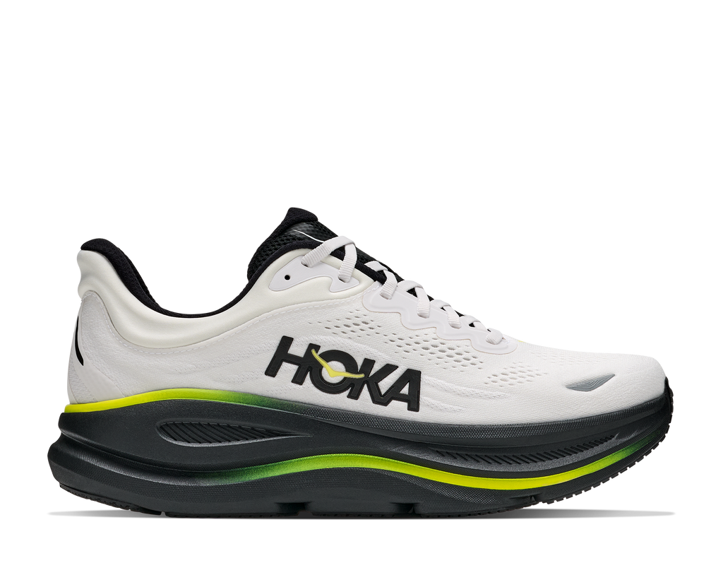 HOKA Men's Bondi 9 - WHITE / CITRUS