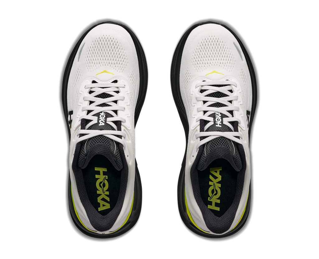 HOKA Men's Bondi 9 - WHITE / CITRUS