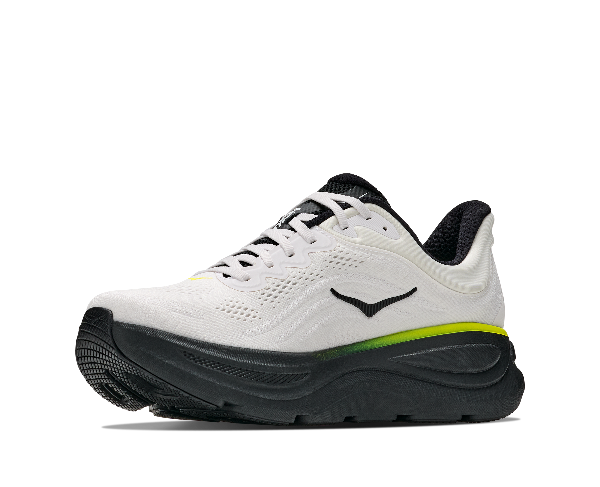 HOKA Men's Bondi 9 - WHITE / CITRUS