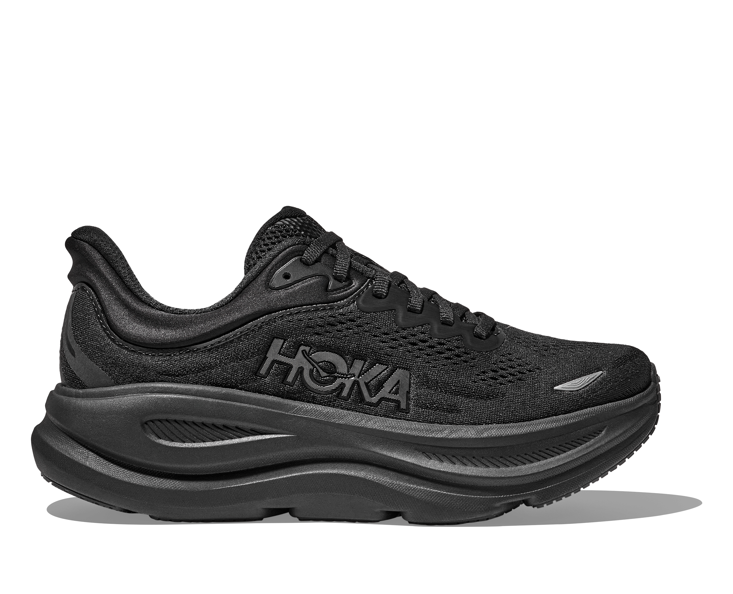 HOKA Women's Bondi 9 - BLACK / BLACK (Wide)