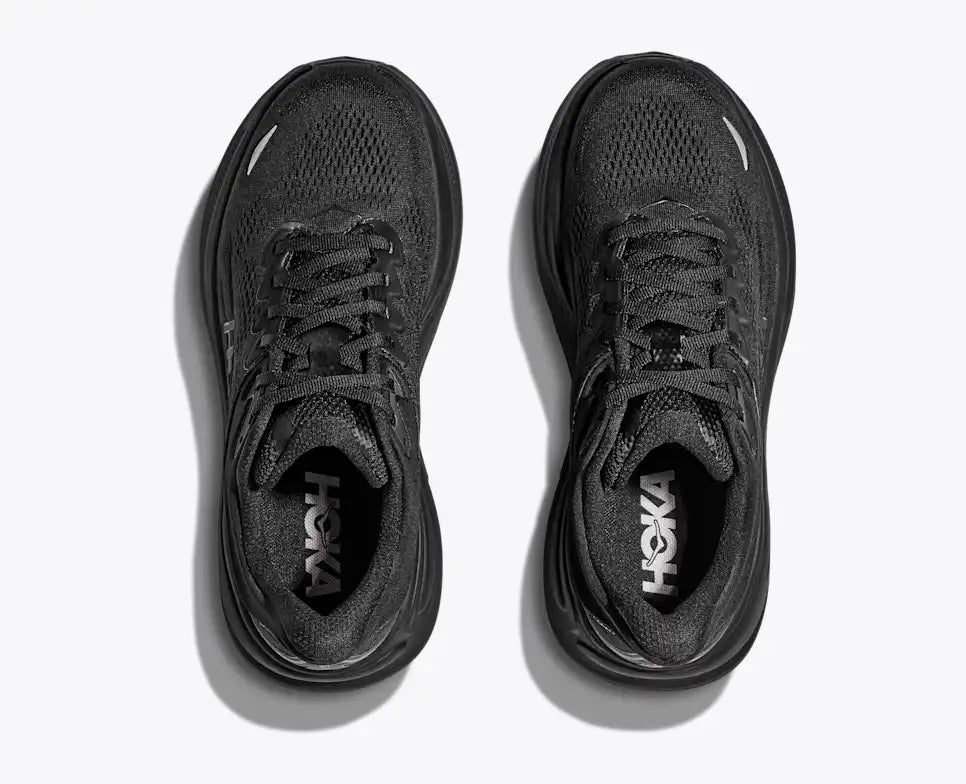 HOKA Women's Bondi 9 - BLACK / BLACK (Extra Wide)