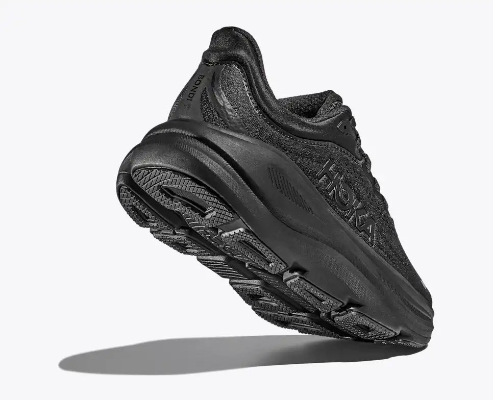 HOKA Women's Bondi 9 - BLACK / BLACK (Extra Wide)