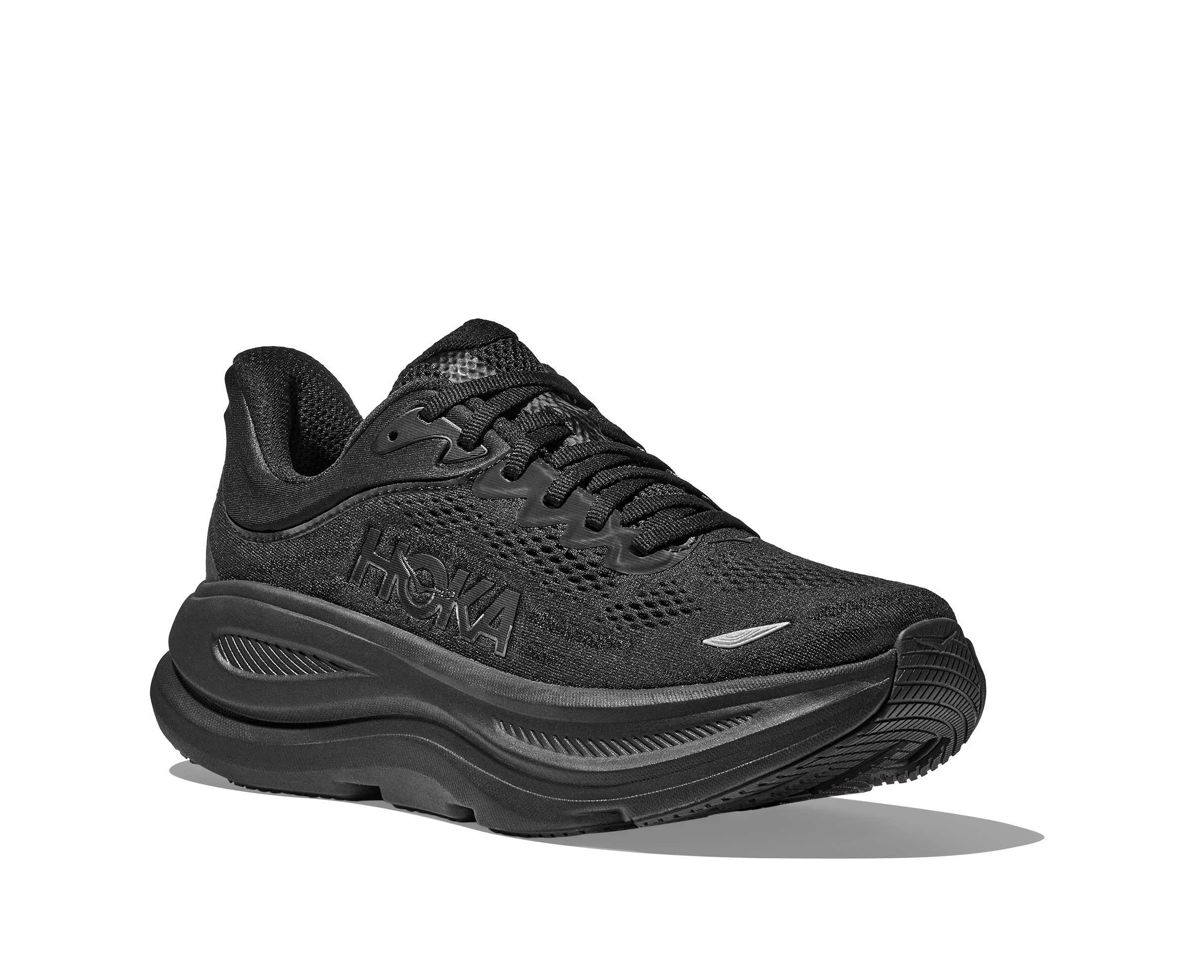 HOKA Women's Bondi 9 - BLACK / BLACK (Wide)