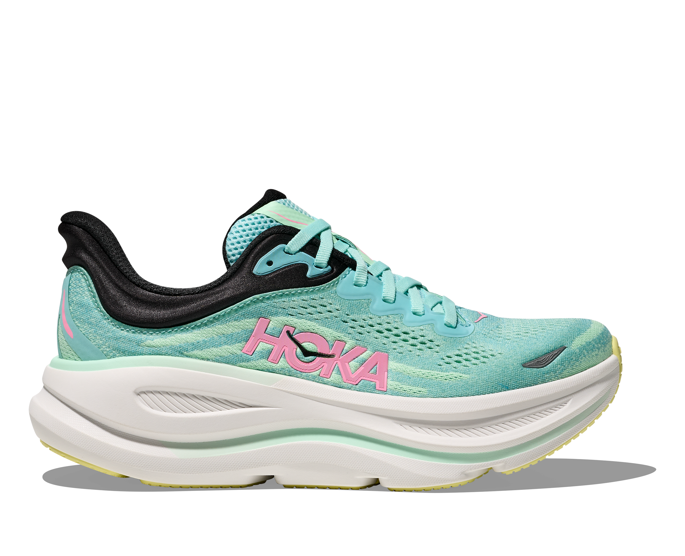 HOKA Women's Bondi 9 - BLUE SPARK / MINT FLUORITE