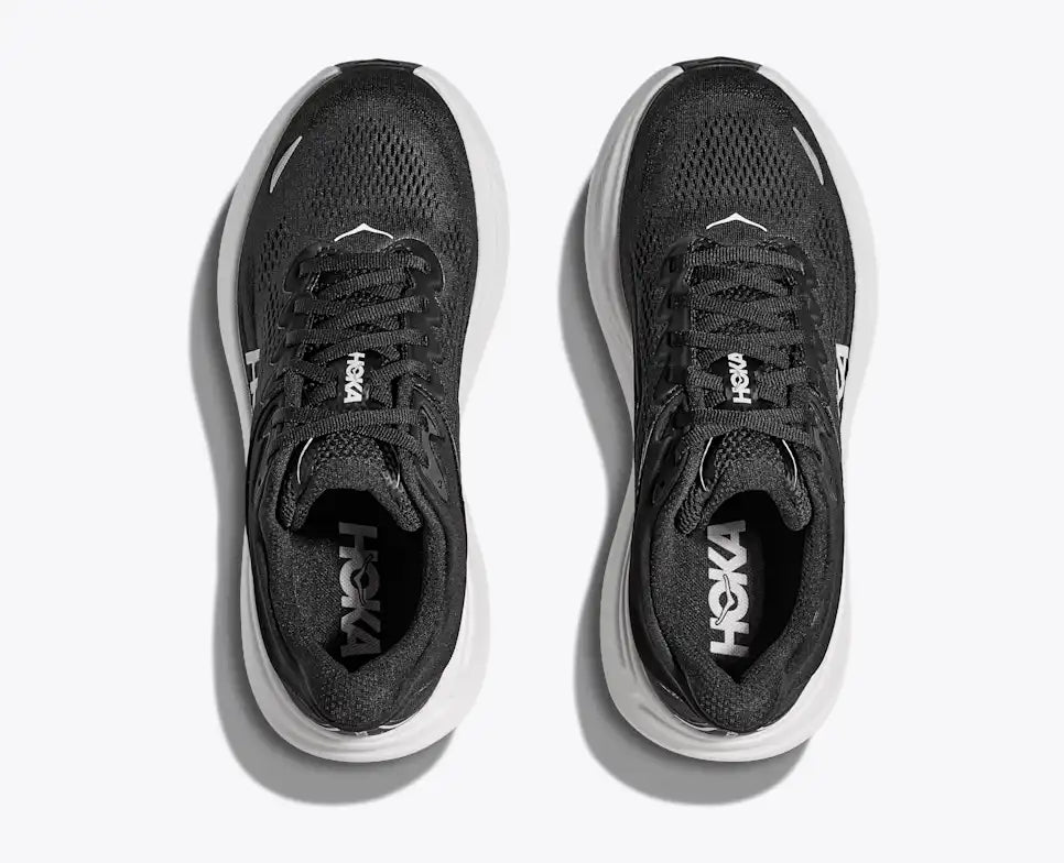 HOKA Women's Bondi 9 - BLACK / WHITE (Extra Wide)