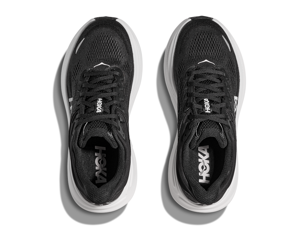 HOKA Women's Bondi 9 - BLACK / WHITE