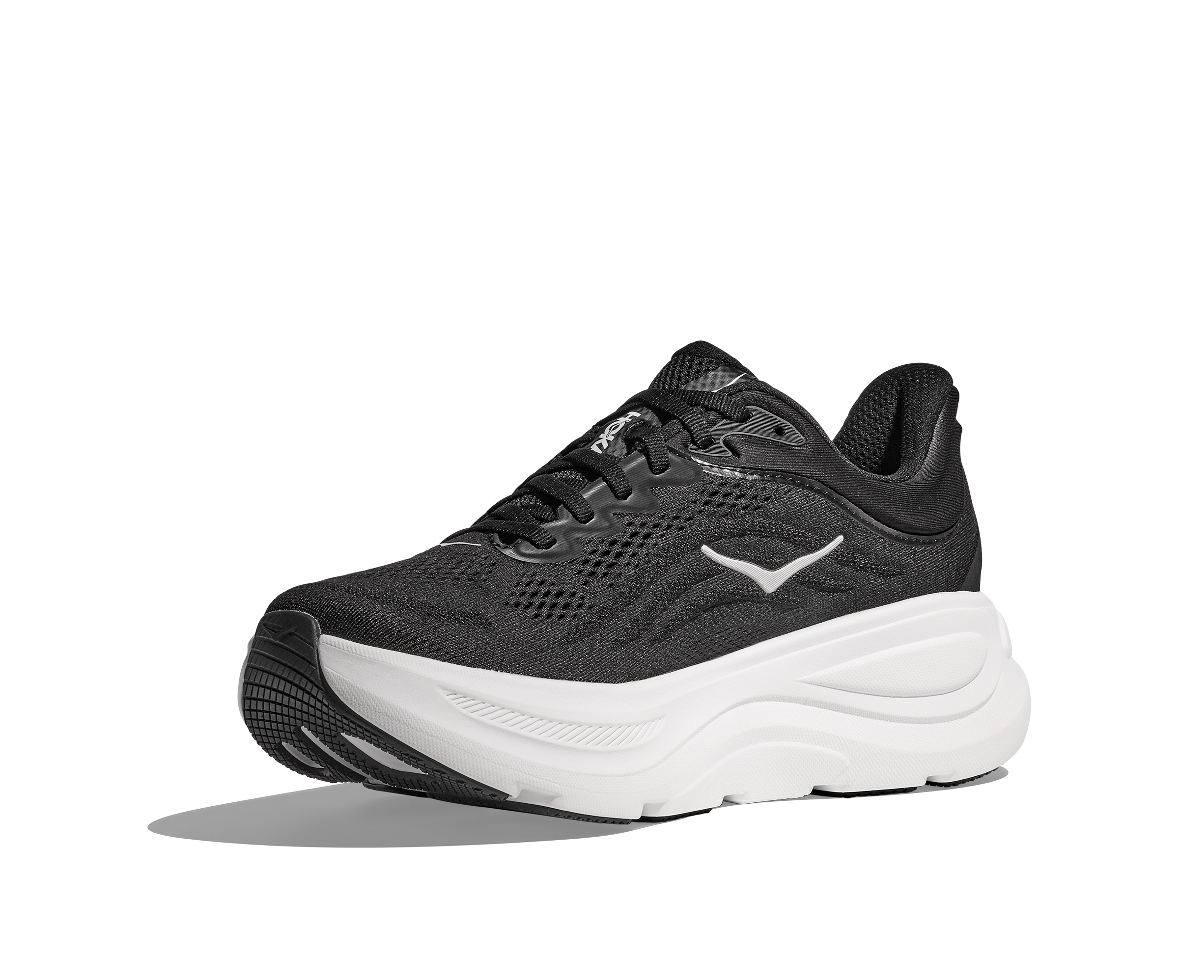 HOKA Women's Bondi 9 - BLACK / WHITE