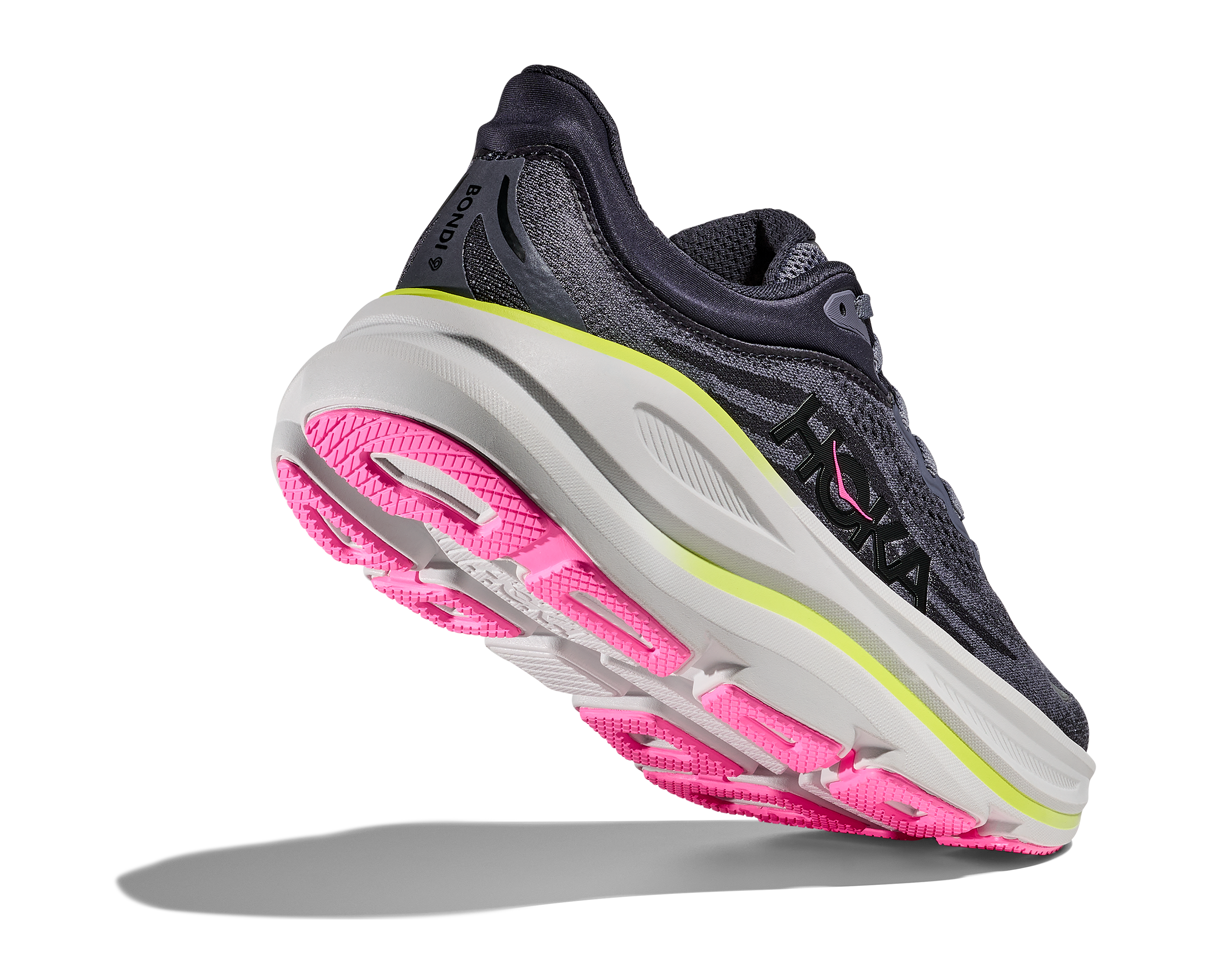 HOKA Women's Bondi 9 - CHARCOAL GREY / GREY SKIES