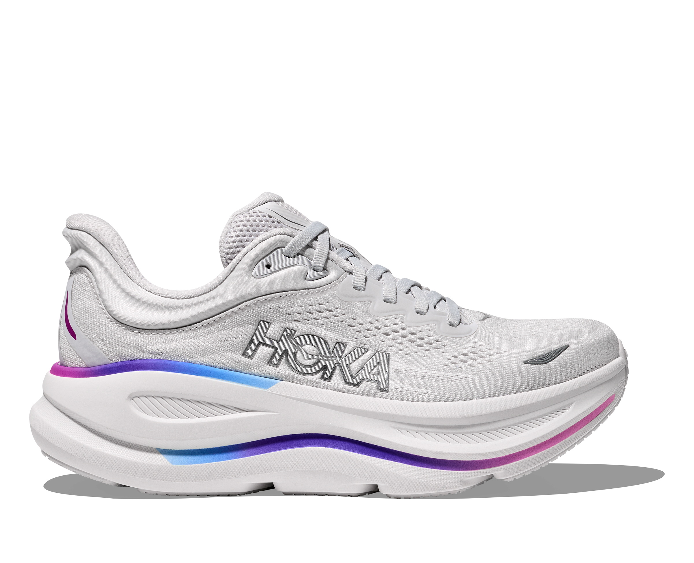 HOKA Women's Bondi 9 - COSMIC GREY / WHITE