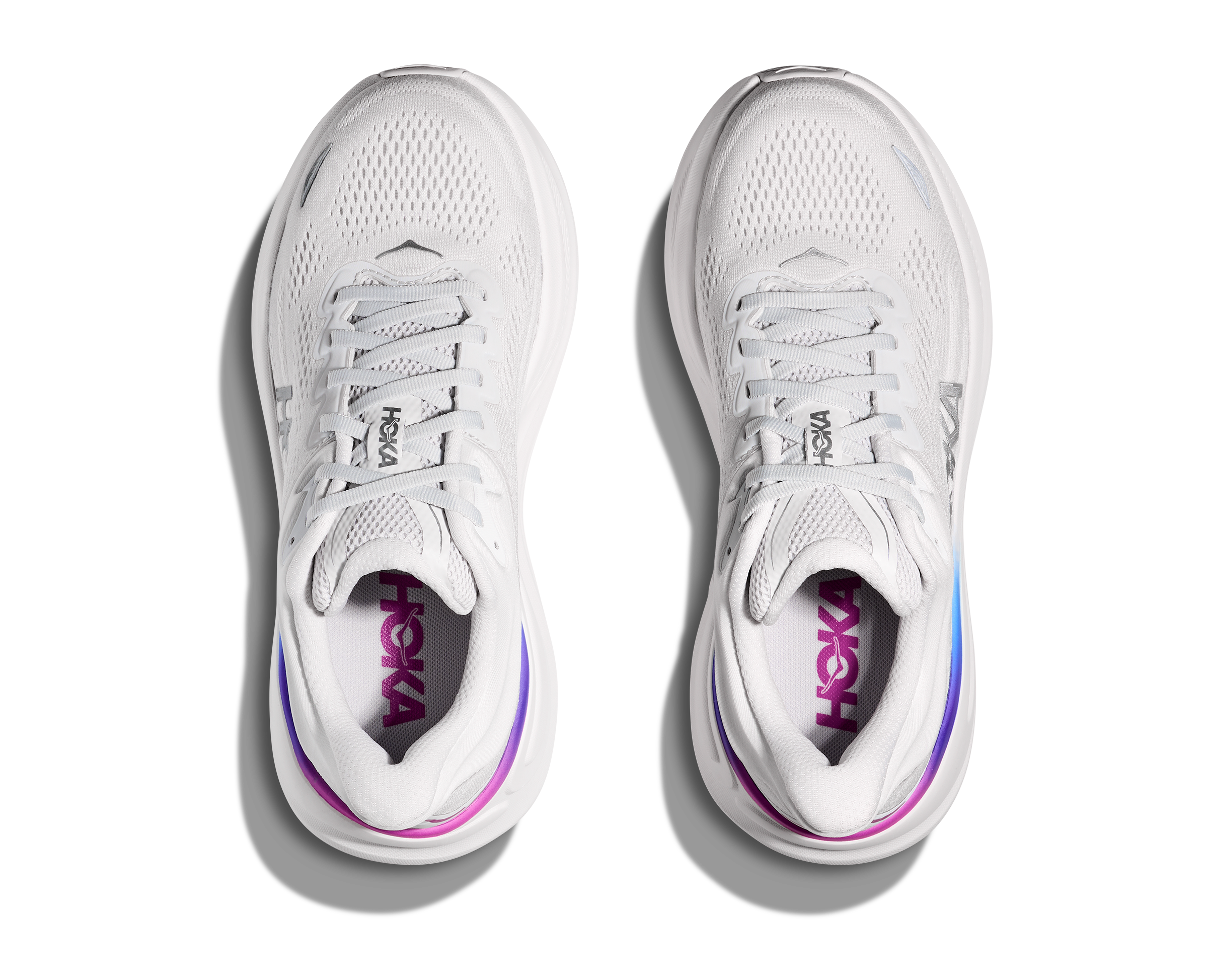 HOKA Women's Bondi 9 - COSMIC GREY / WHITE