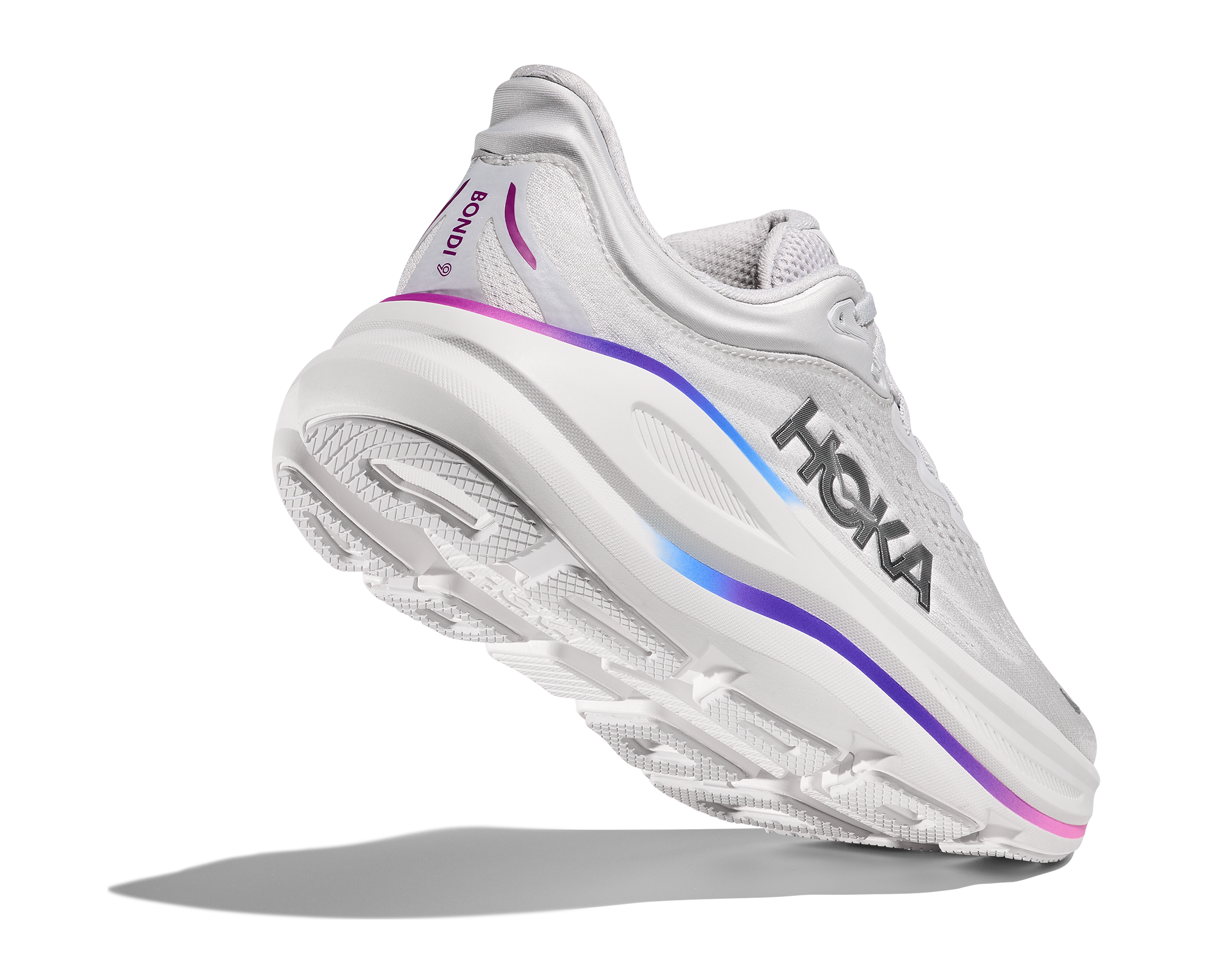HOKA Women's Bondi 9 - COSMIC GREY / WHITE