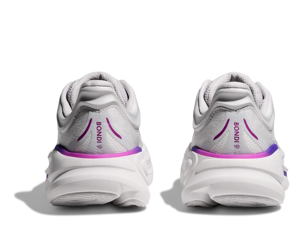 HOKA Women's Bondi 9 - COSMIC GREY / WHITE