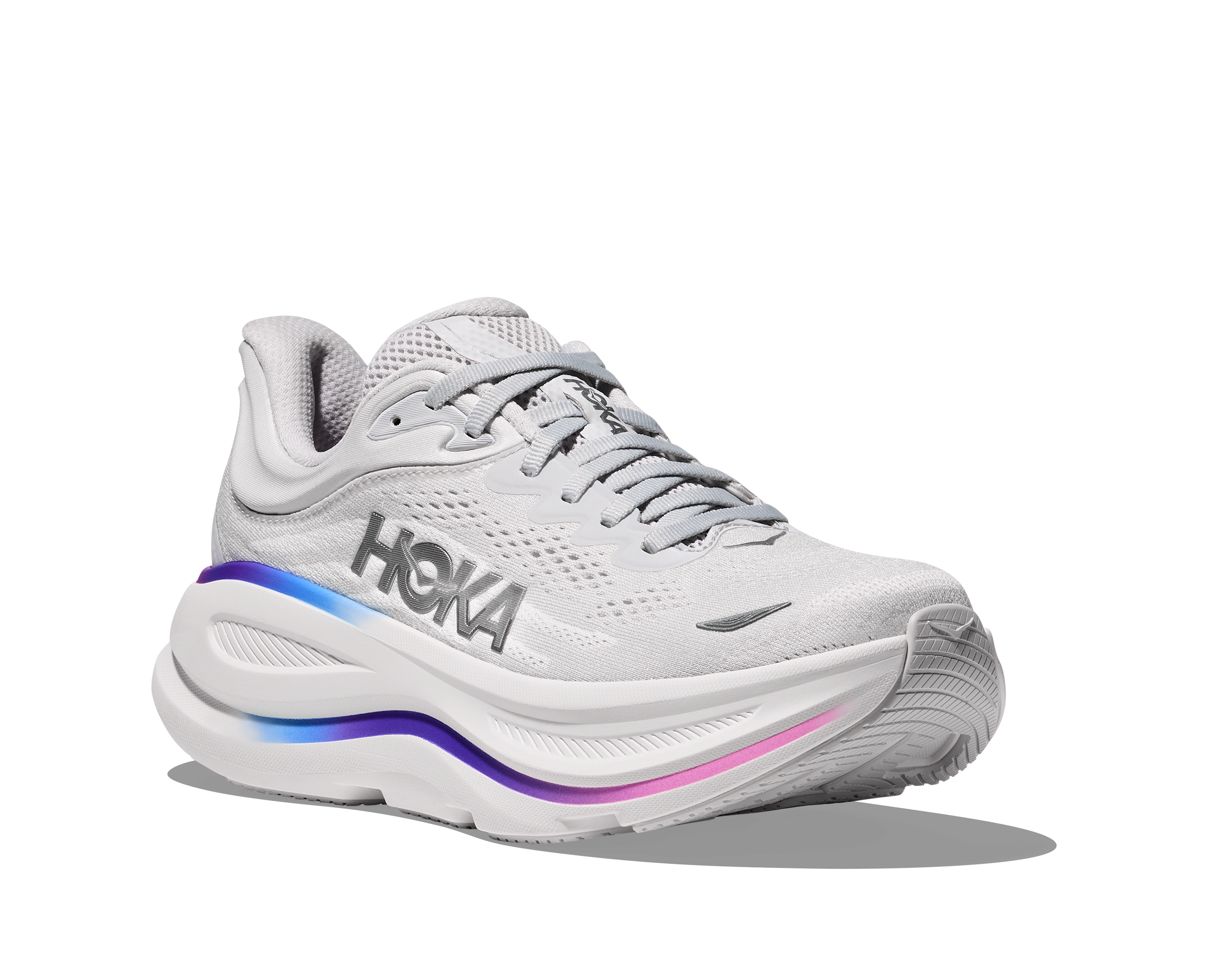 HOKA Women's Bondi 9 - COSMIC GREY / WHITE