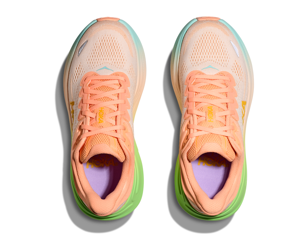 HOKA Women's Bondi 9 - FROST / PALE TANGERINE