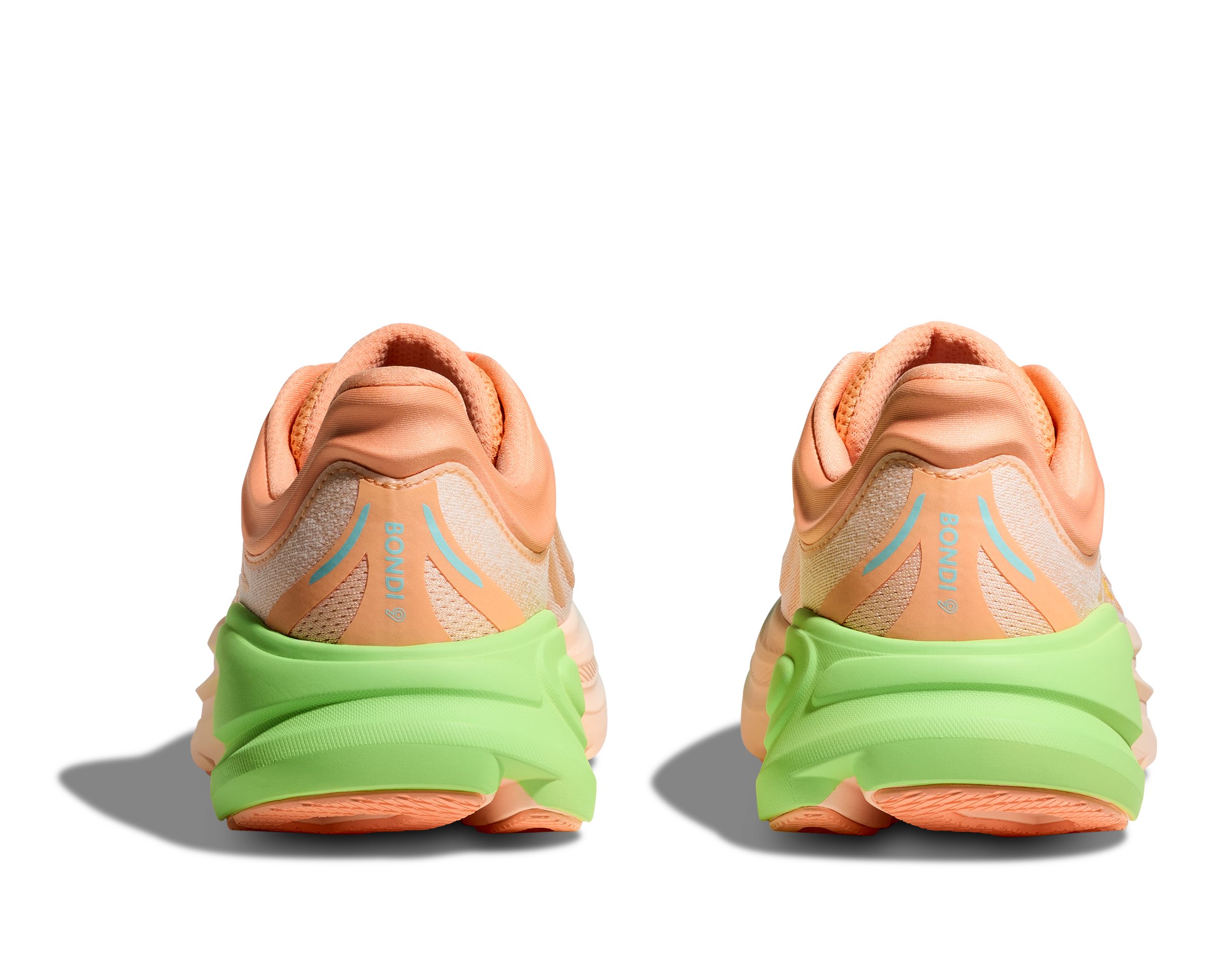 HOKA Women's Bondi 9 - FROST / PALE TANGERINE