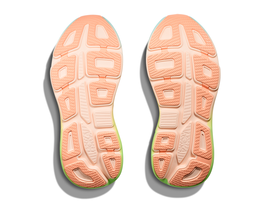 HOKA Women's Bondi 9 - FROST / PALE TANGERINE