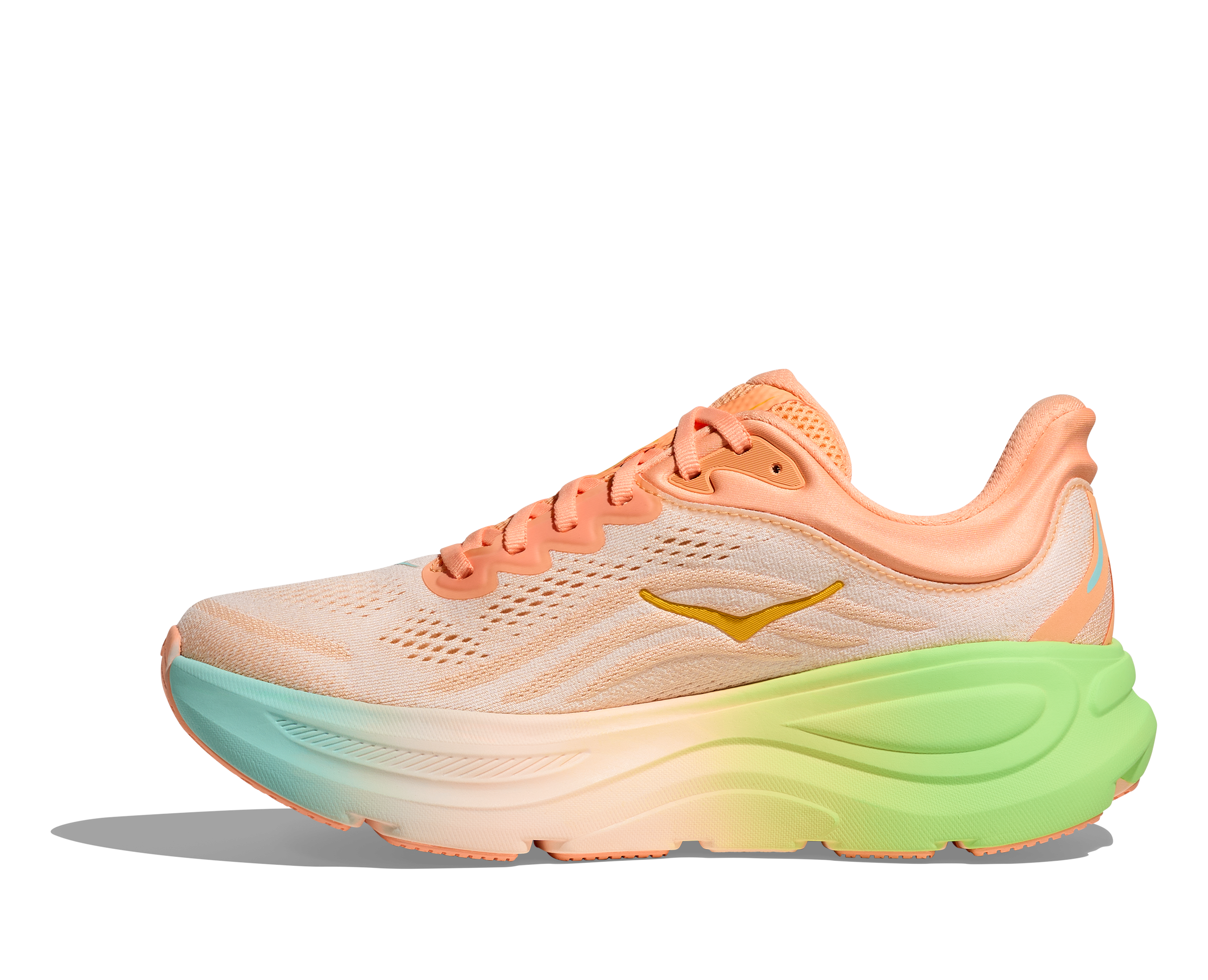 HOKA Women's Bondi 9 - FROST / PALE TANGERINE