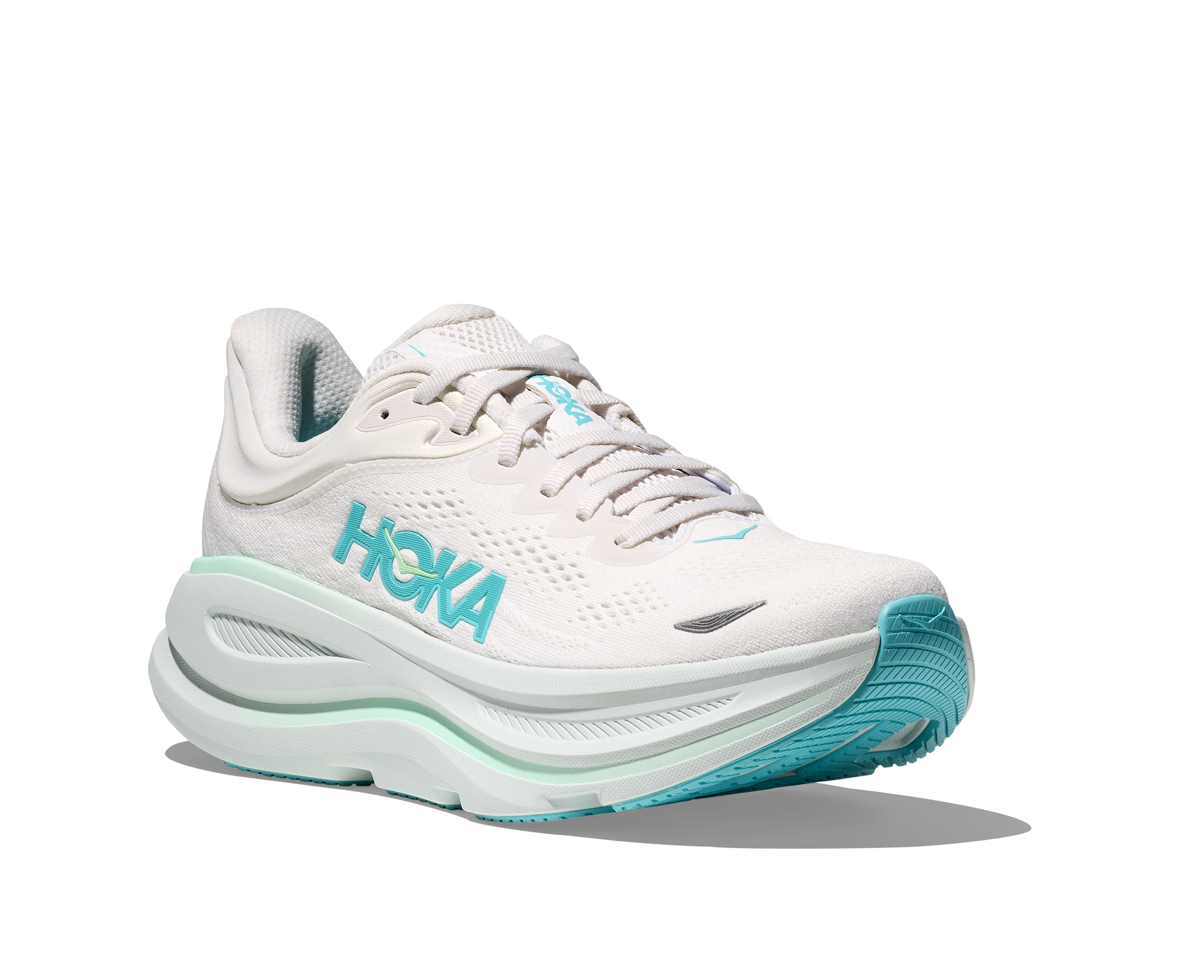 HOKA Women's Bondi 9 - FROST / CIELO BLUE