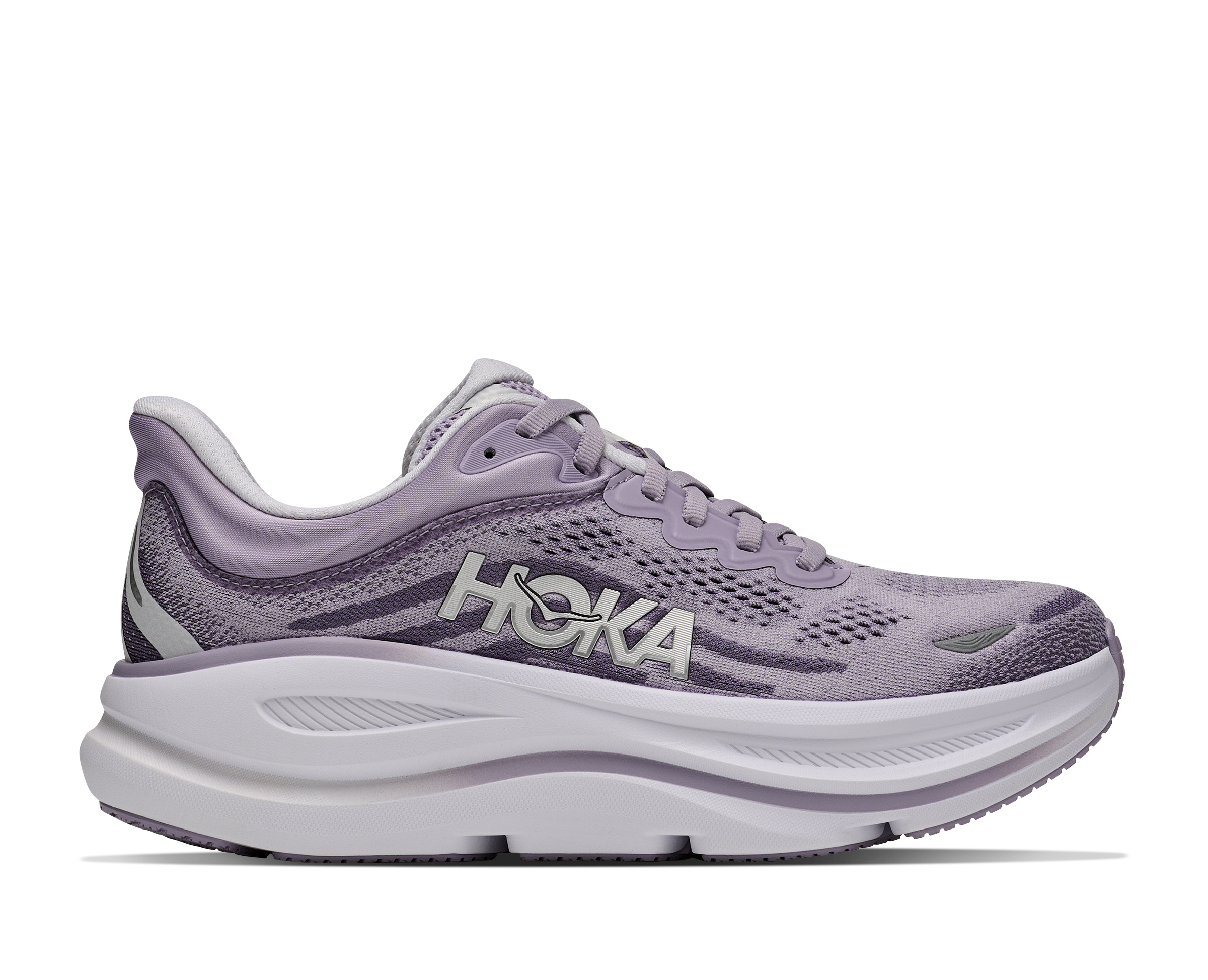 HOKA Women's Bondi 9 - MELLOW LILAC / PURPLE FOG (Wide)