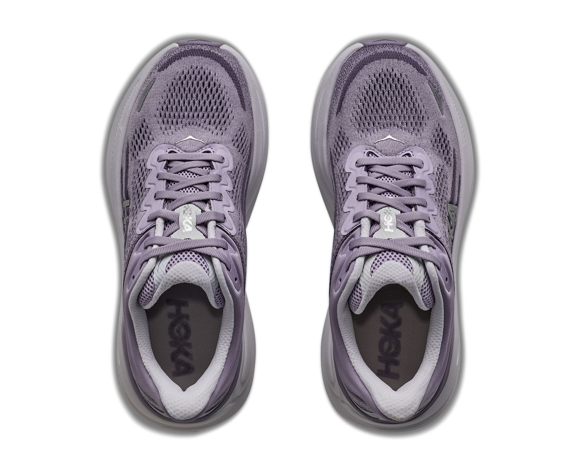 HOKA Women's Bondi 9 - MELLOW LILAC / PURPLE FOG (Wide)