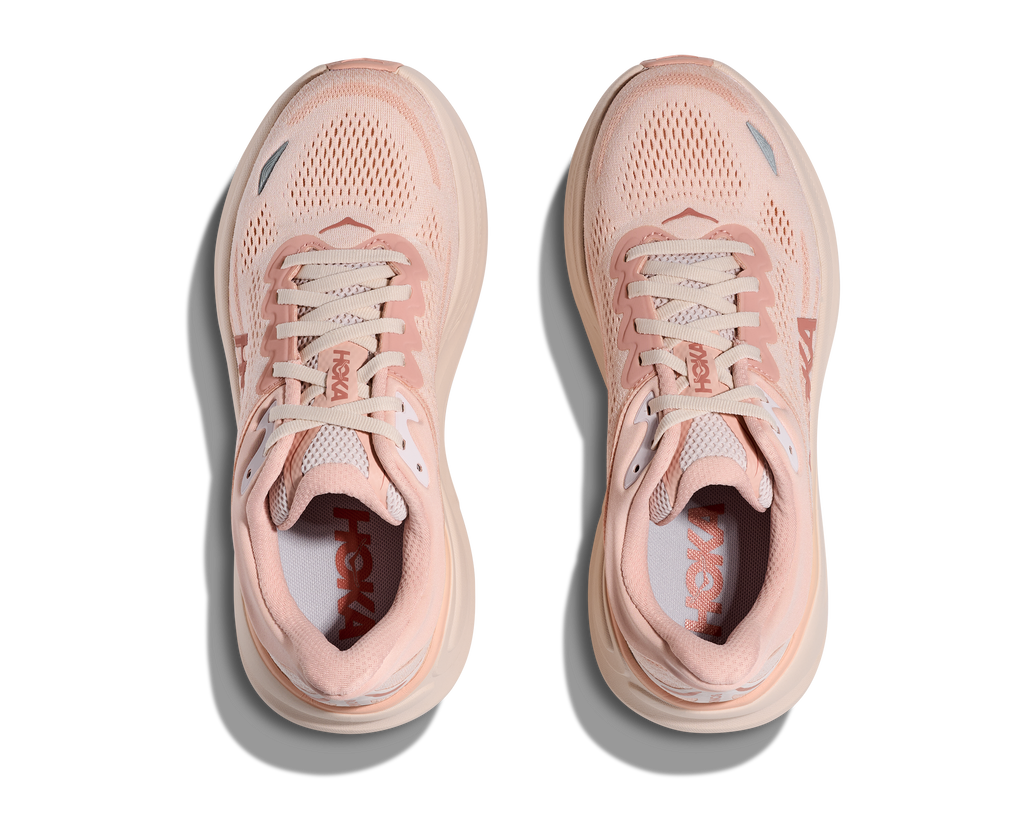 HOKA Women's Bondi 9 - ROSE LATTE / ROSE CREAM