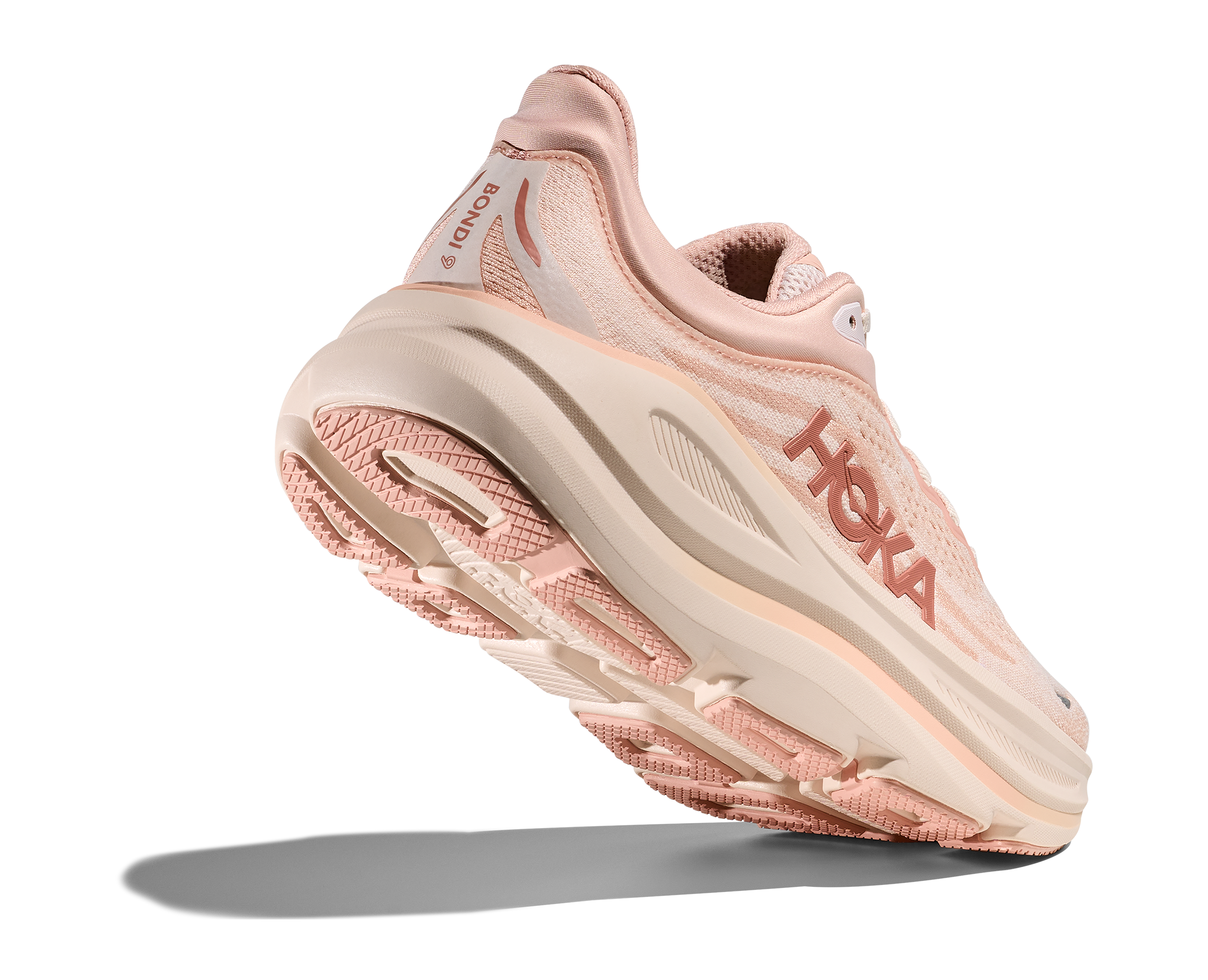 HOKA Women's Bondi 9 - ROSE LATTE / ROSE CREAM