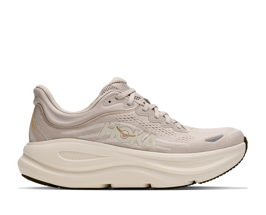 HOKA Women's Bondi 9 - RIVER ROCK GREY / ALABASTER