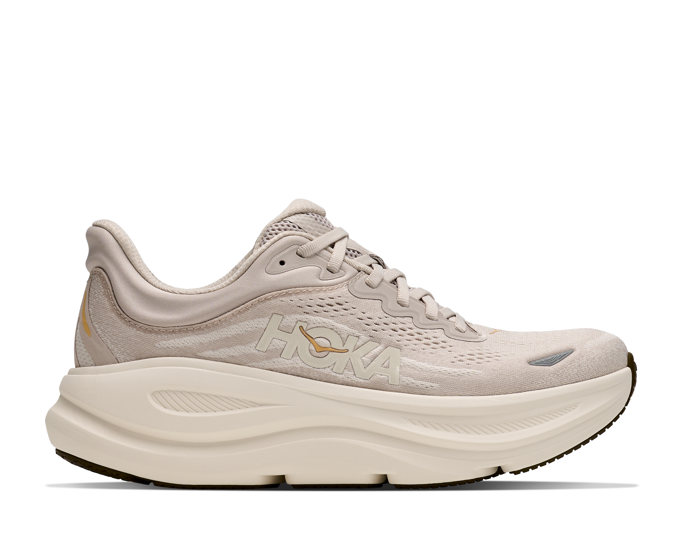 HOKA Women's Bondi 9 - RIVER ROCK GREY / ALABASTER