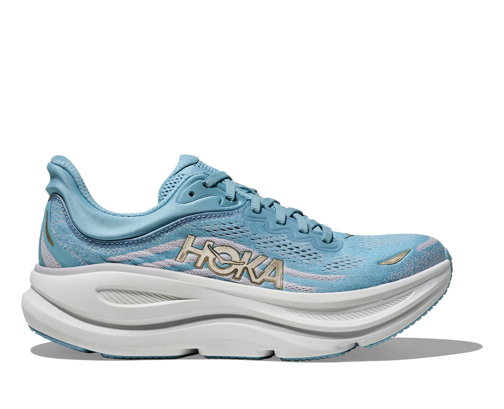 HOKA Women's Bondi 9 - RAINDROP / ASH GREY