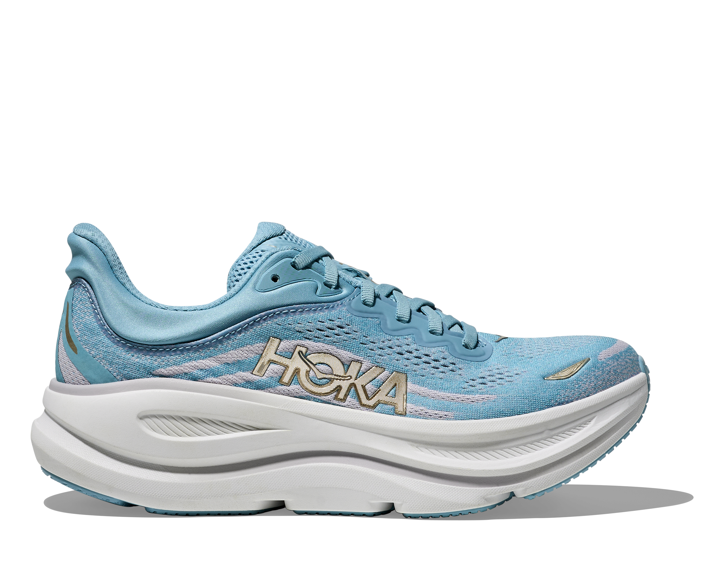 HOKA Women's Bondi 9 - RAINDROP / ASH GREY