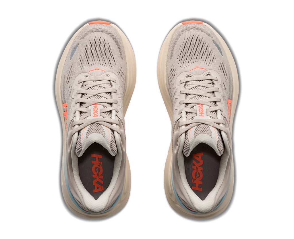 HOKA Women's Bondi 9 - RIVER ROCK GREY / MINERAL ORE (Wide)