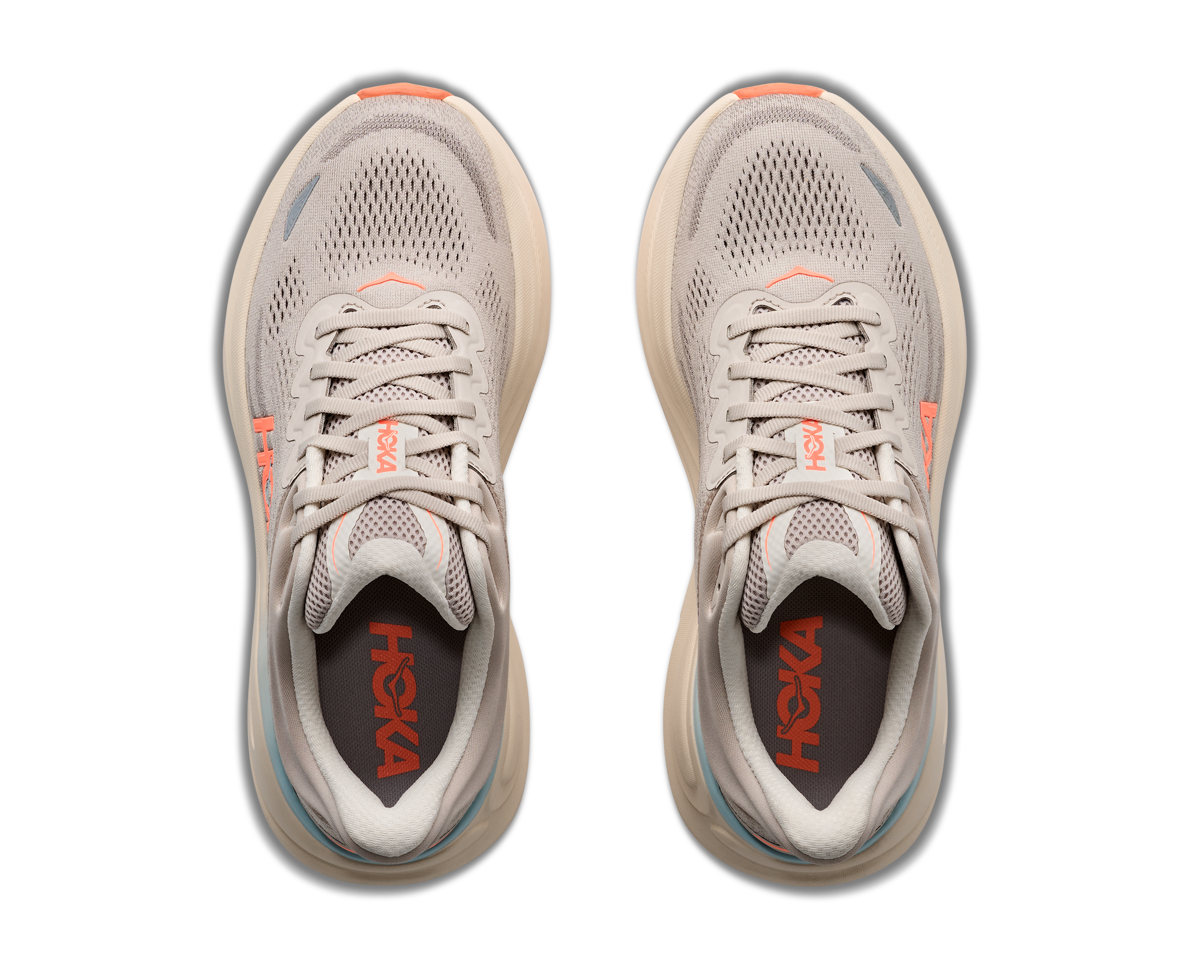 HOKA Women's Bondi 9 - RIVER ROCK GREY / MINERAL ORE (Extra Wide)