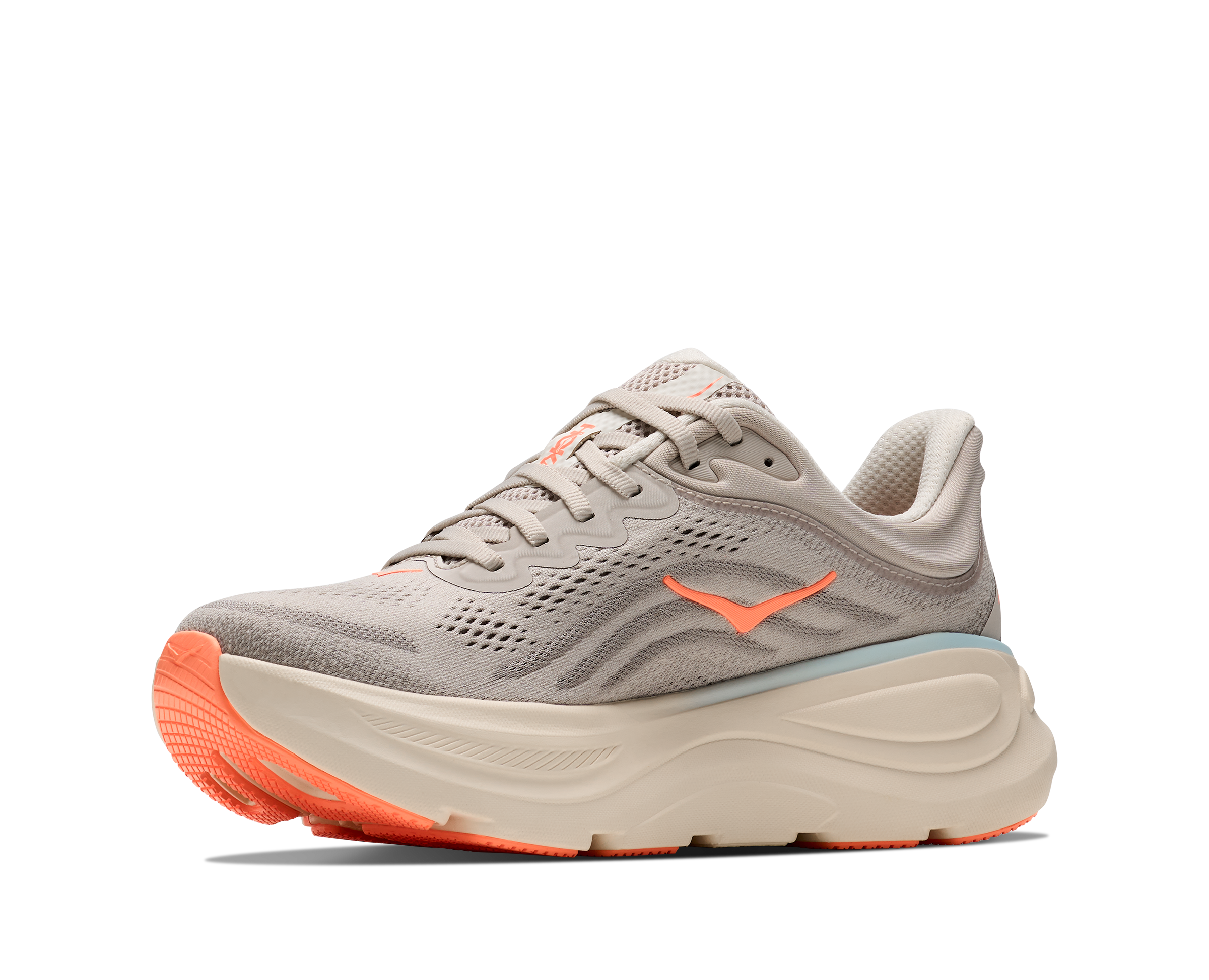 HOKA Women's Bondi 9 - RIVER ROCK GREY / MINERAL ORE (Extra Wide)
