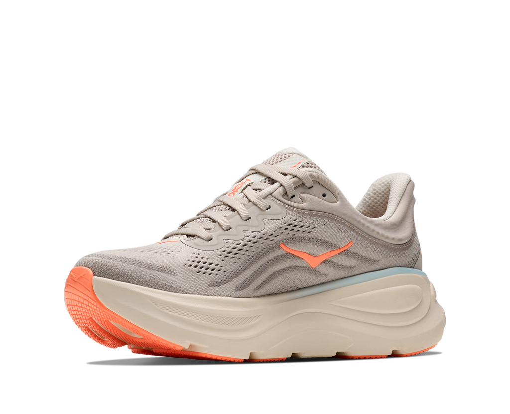 HOKA Women's Bondi 9 - RIVER ROCK GREY / MINERAL ORE