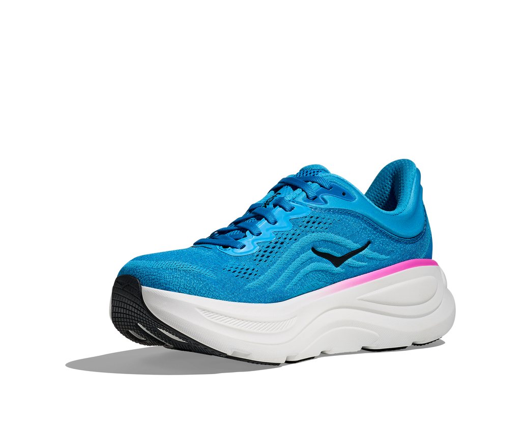 HOKA Women's Bondi 9 - SKYWARD BLUE / NEON FUCHSIA