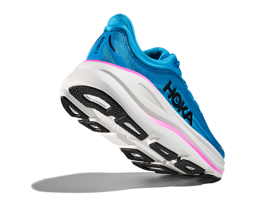 HOKA Women's Bondi 9 - SKYWARD BLUE / NEON FUCHSIA
