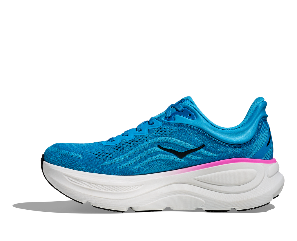 HOKA Women's Bondi 9 - SKYWARD BLUE / NEON FUCHSIA