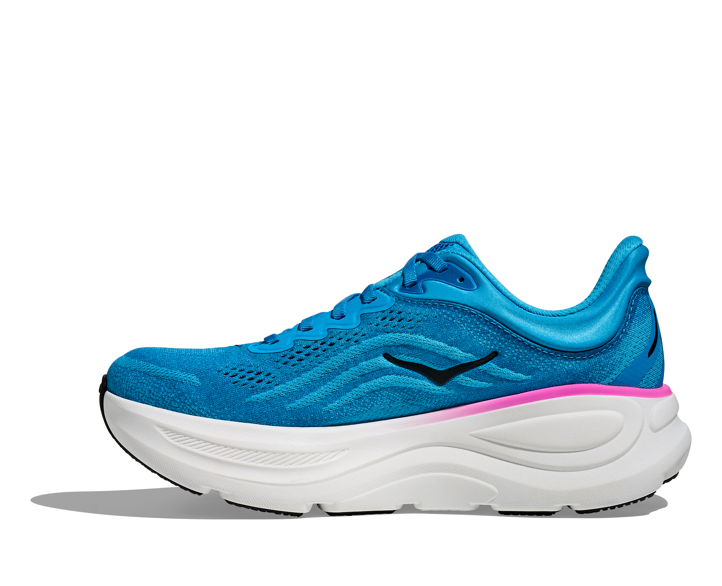 HOKA Women's Bondi 9 - SKYWARD BLUE / NEON FUCHSIA