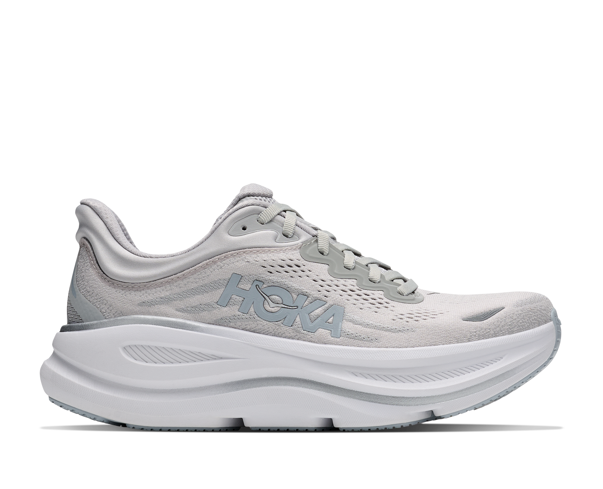 HOKA Women's Bondi 9 - STARDUST / MINERAL BLUE